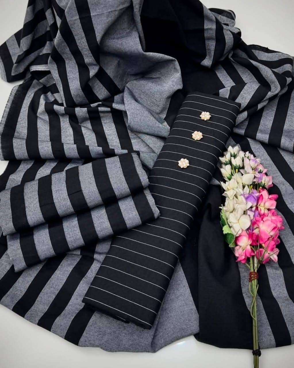 Pure Marina 3-Piece Suit, Black