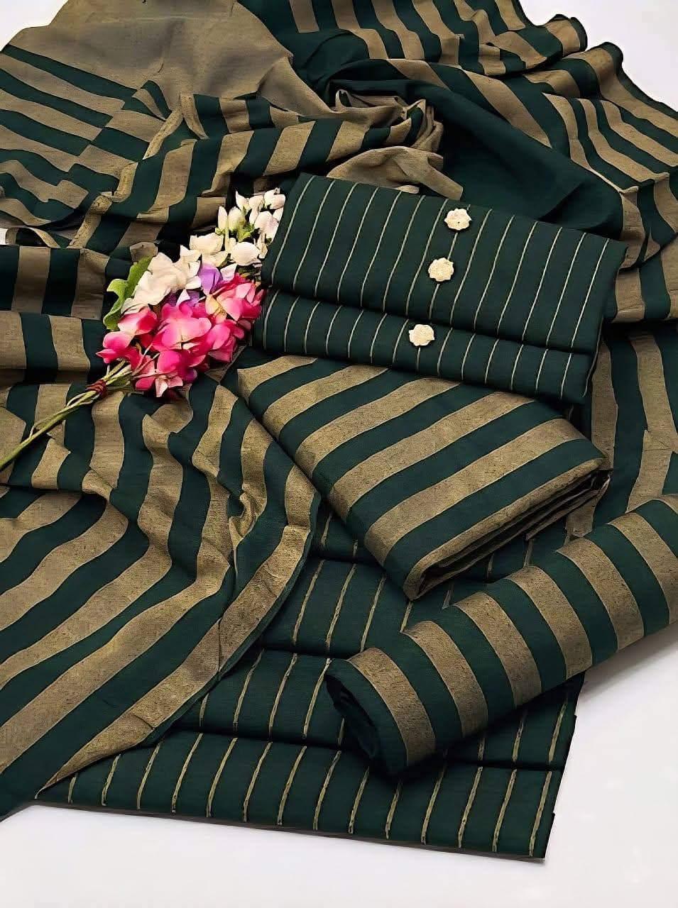 Pure Marina 3-Piece Suit, Bottle Green