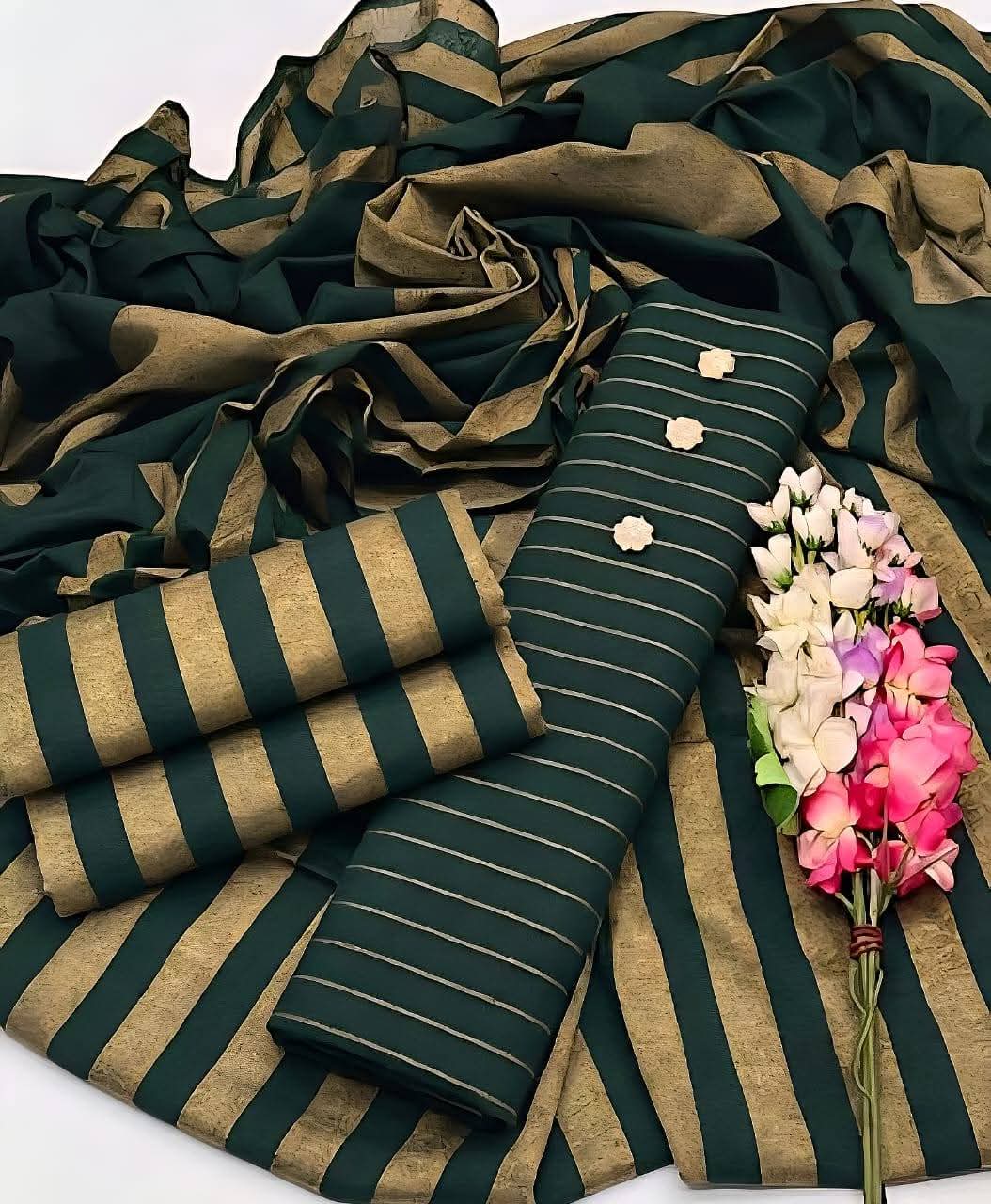 Pure Marina 3-Piece Suit, Bottle Green