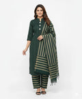 Pure Marina 3-Piece Suit, Bottle Green