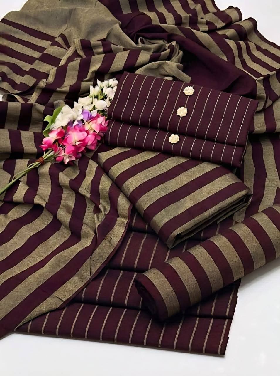 Pure Marina 3-Piece Suit, Maroon
